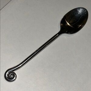 Pottery Barn Fiddlehead 7.5” spoon